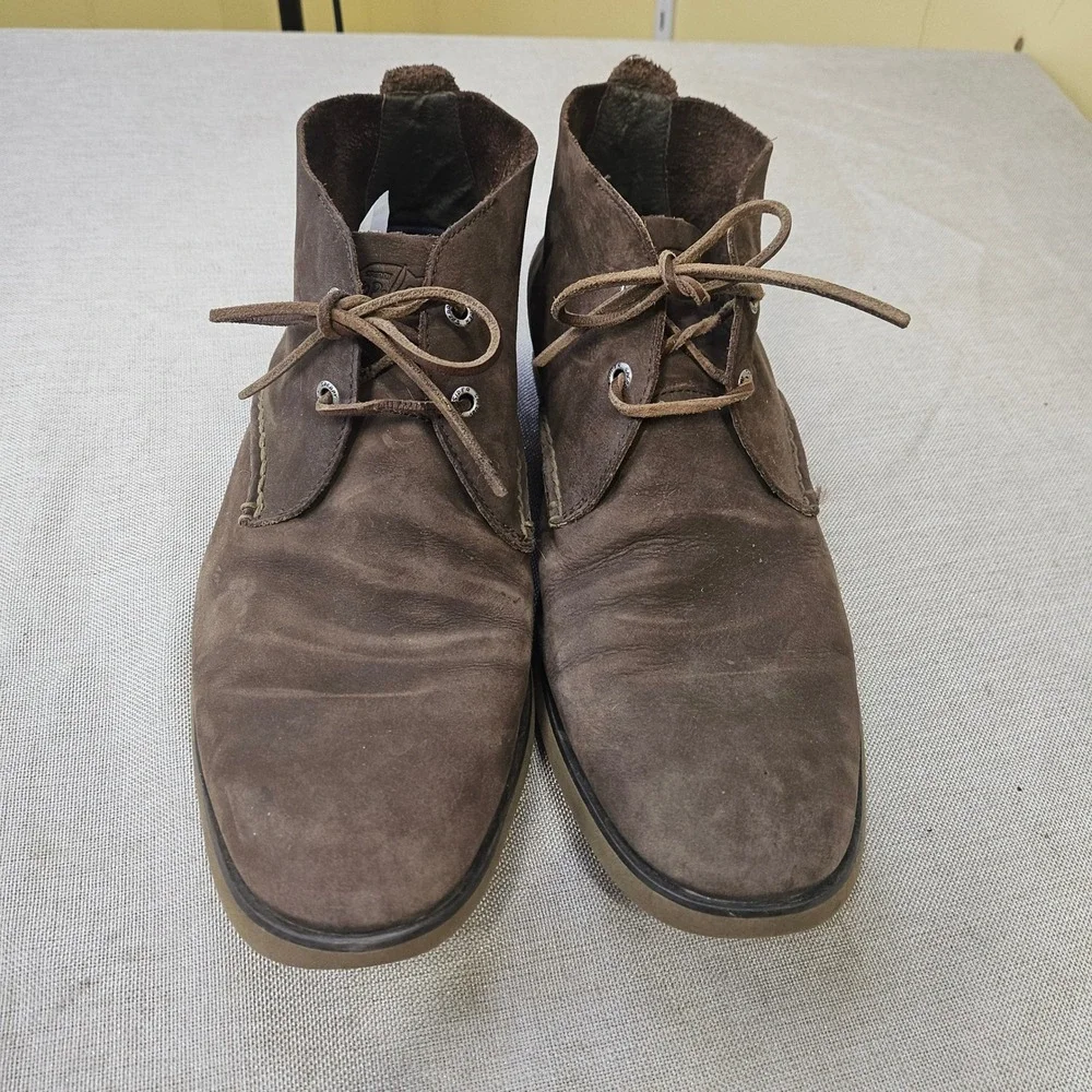 Sperry Top-Sider Mens 12M Brown Leather Chukka Boots 0297408 Desert‎ Ankle Boots
